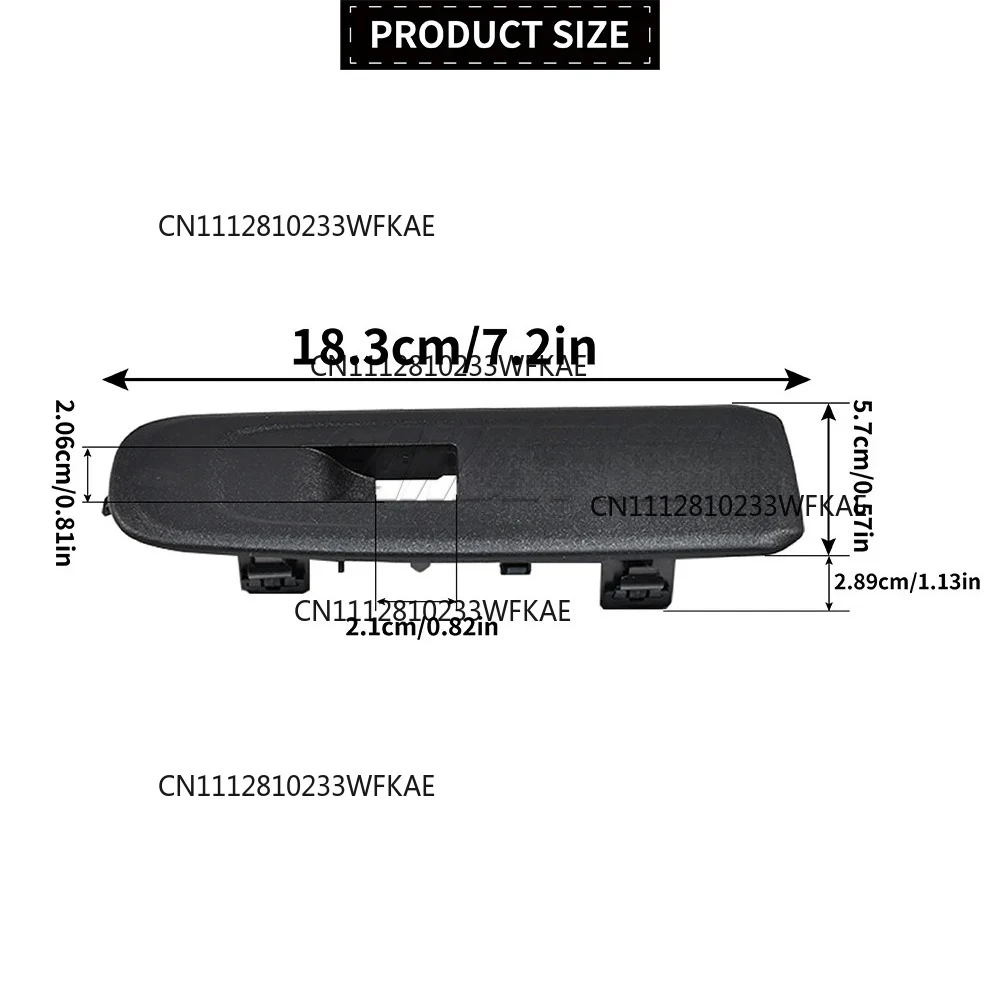 New Front Left Window Button Switch Frame ABS 98167918ZD For Peugeot Partner Rifter Mk4 K9 Citroen Berlingo RHD Car Accessories