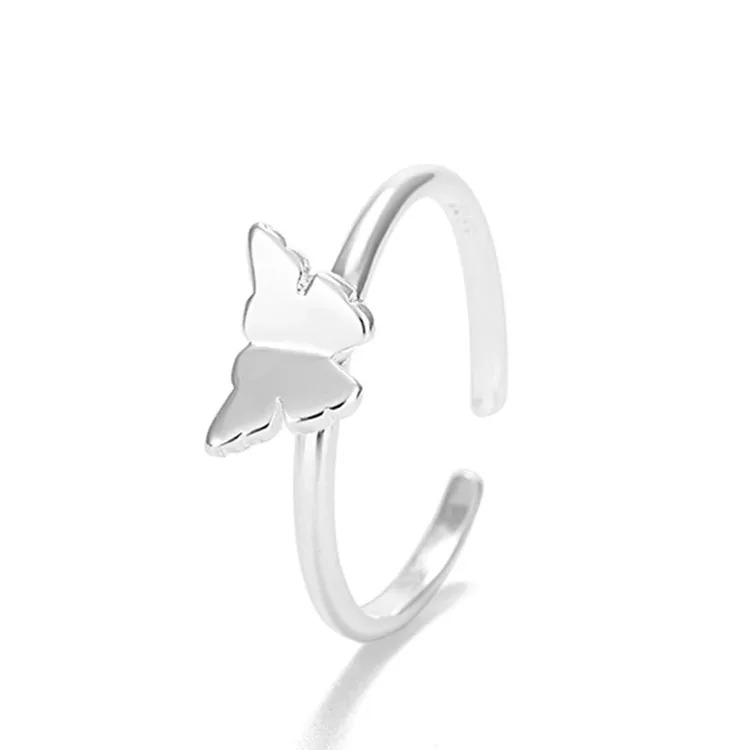 925 Sterling Silver Butterfly Ring for Women