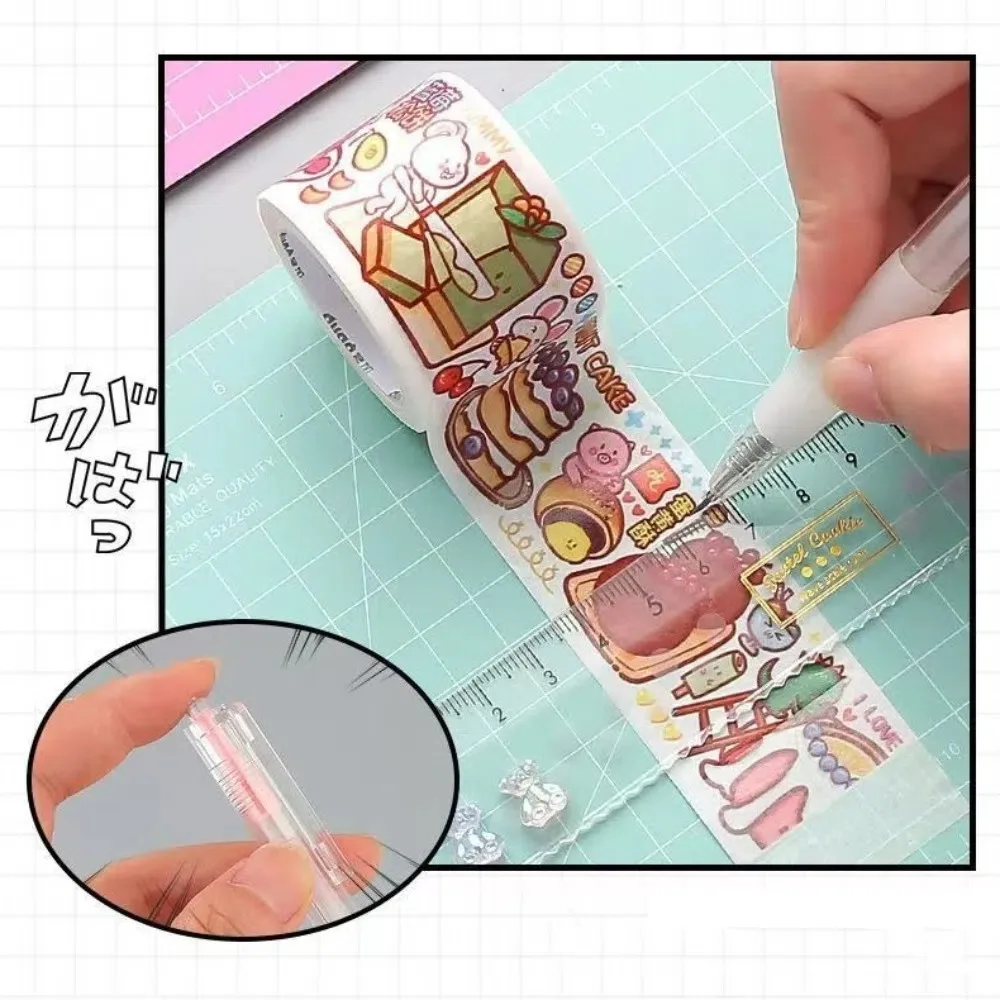 Creative Cut Paper Pen Knife DIY Craft Art Utility Knife Pen Scrapbooking Cutting Tool Stickers