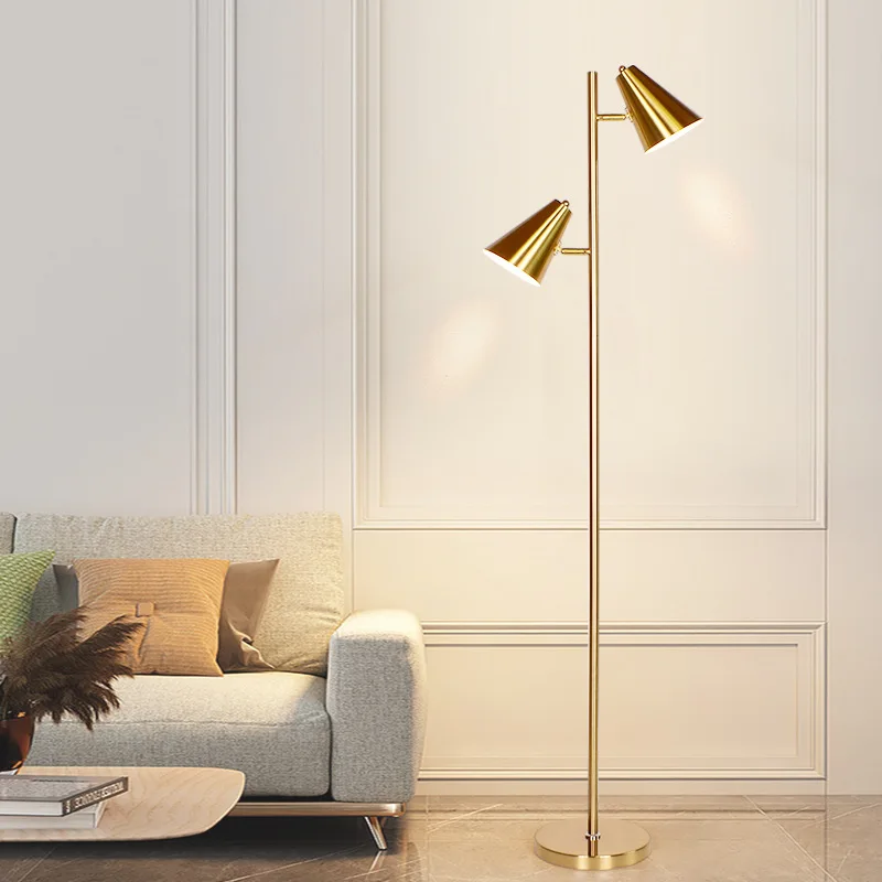 

Living room floor lamp, simple modern standing lamp, Nordic light luxury minimalist sofa edge in bedroom, Ins style vertical