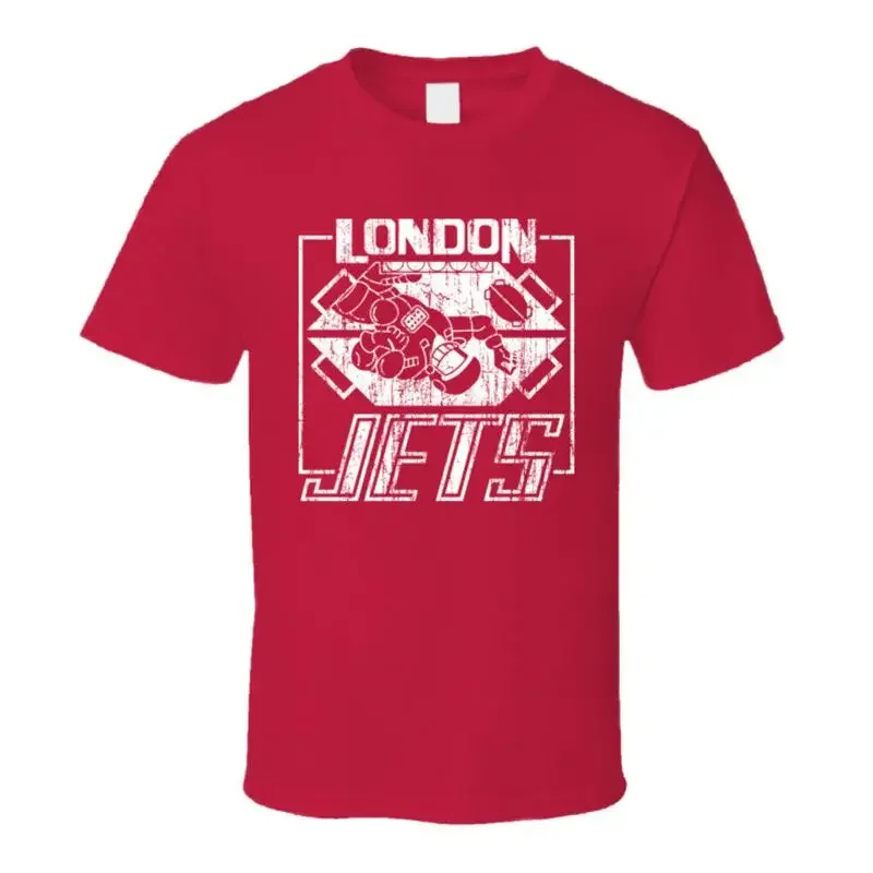 Retro Tv Show Red Dwarf London Jets Red T Shirt