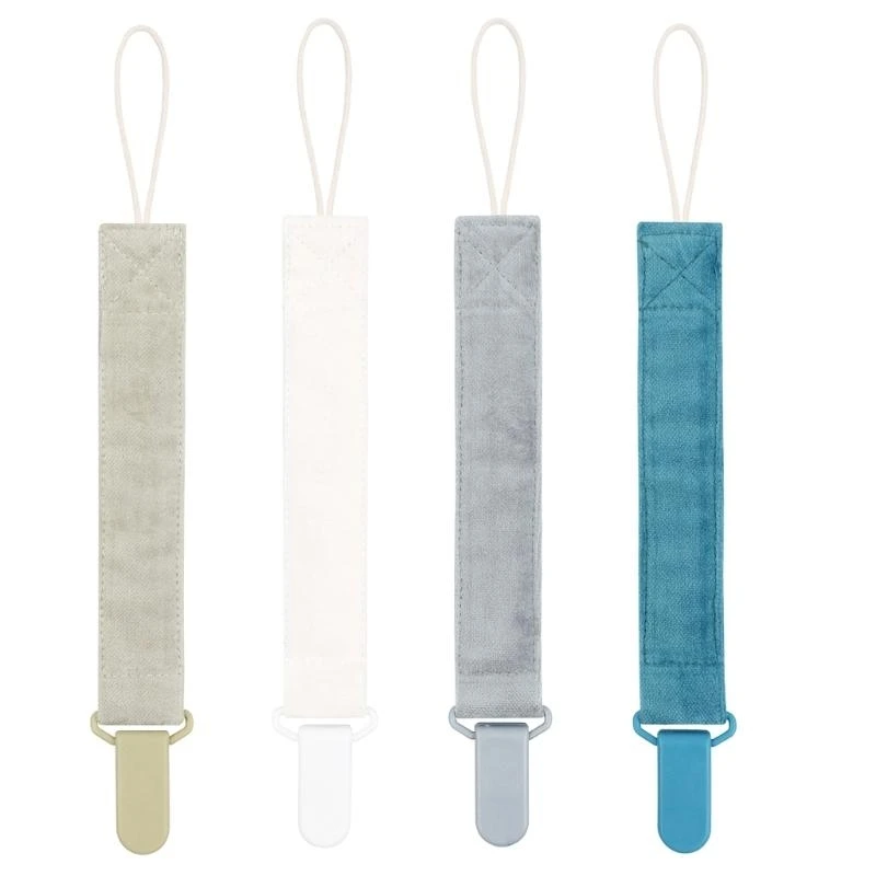 

J15U Pack of 4Pcs Pacifier Chain Baby Teether Organiser Rope Soother Toy Strap