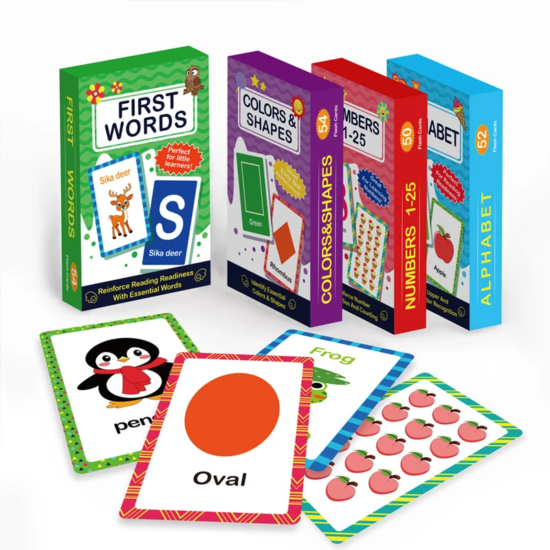 Flash Card Alphabet - 26 Flashcard con Lettere dell'Alfabeto Inglese,