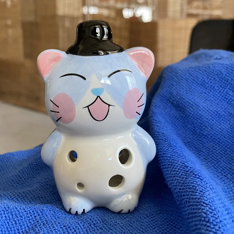 Cartoon Design 6-hole Alto Ocarina C Panda Crafts Students Are Beginning To Learn Instruments Ocarina Household Cute Ornaments