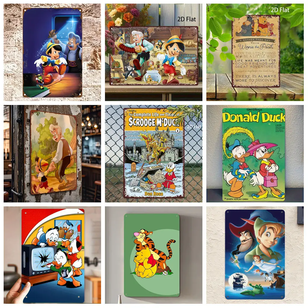 

Miniso Disney Fairy Tale Tin Signs Bar Metal Sign, Retro Plaque, Sign, Alcohol Drinker, Pub, Club, Kitchen Wall Decoration