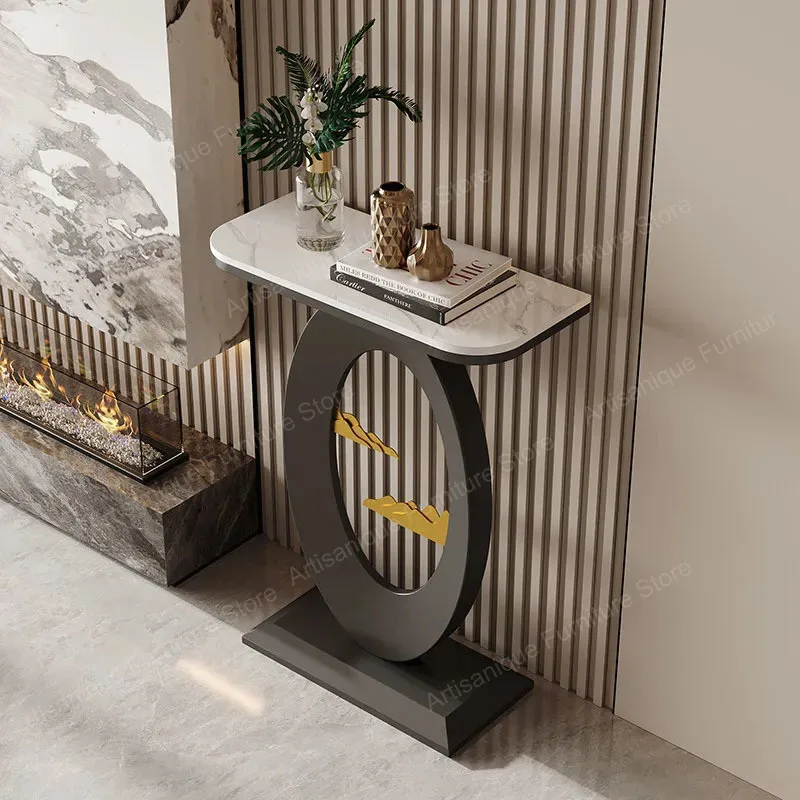 American Practical Console Table Classic Apartment Entryway Table Italian European Tavolo Ingresso Living Room Furniture