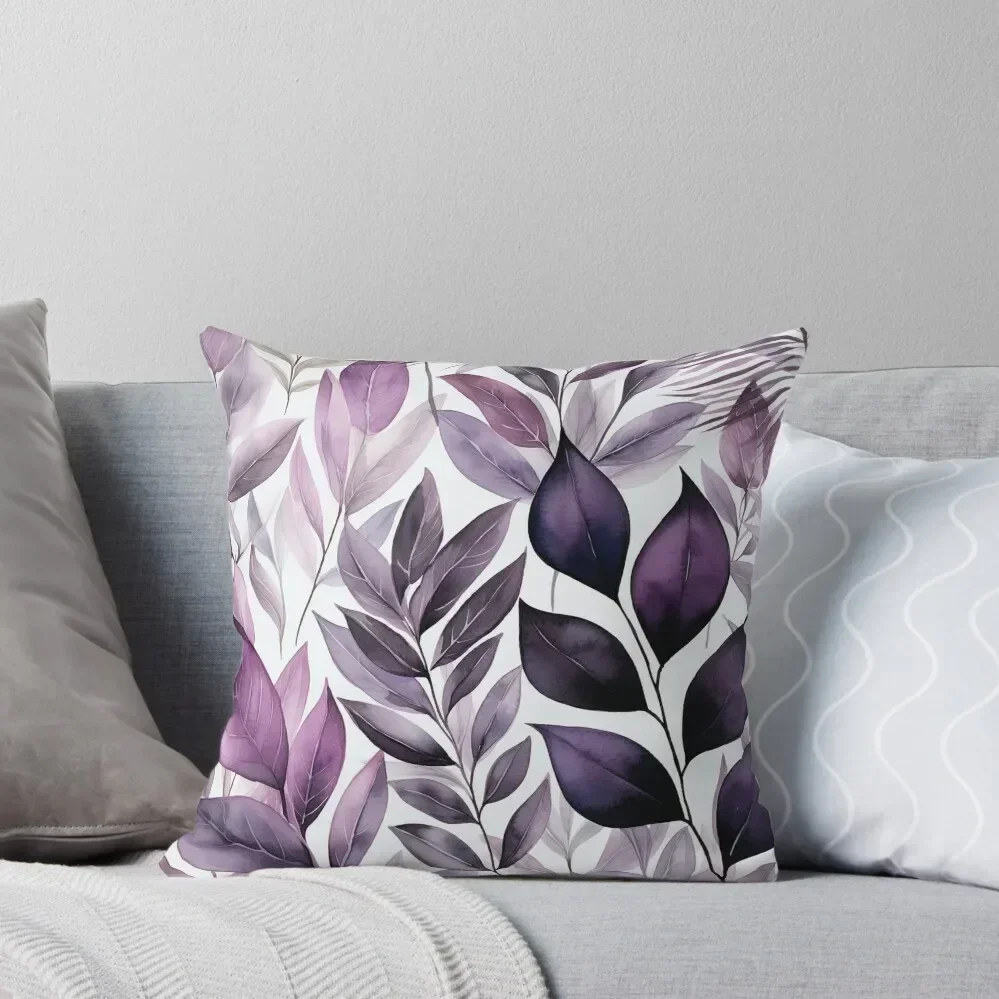 

Leaf,plant garden, purple,leaves patterns Throw Pillow anime girl pillow cover christmas Covers For Sofas pillow