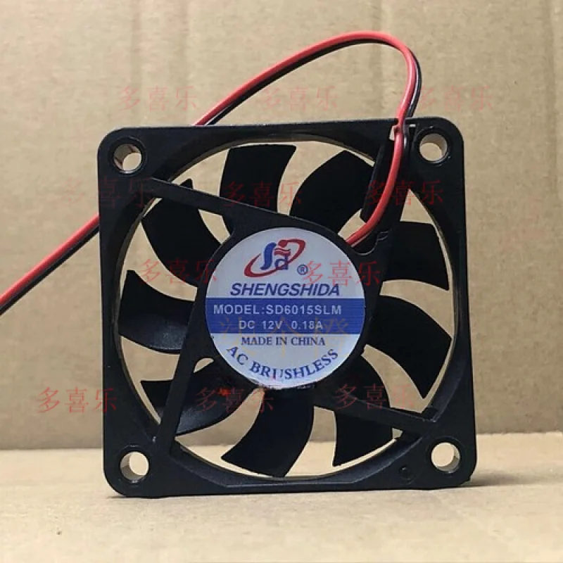 

ZMZM for SHENGSHIDA SD6015SLM DC12V 0.18A 2-Wire Cooling Fan # A6–37