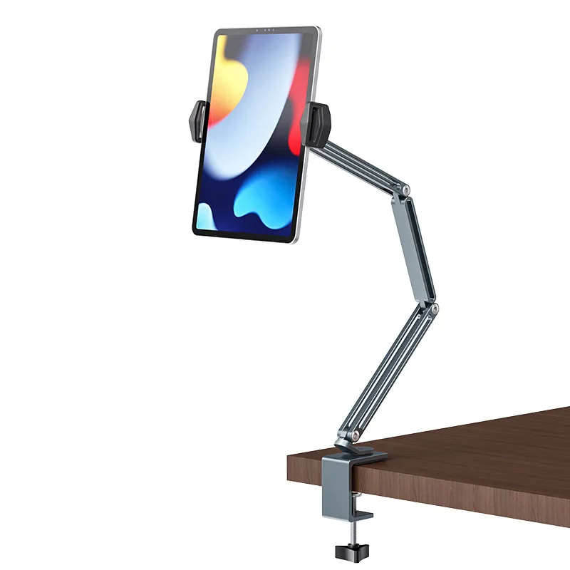 

Aluminum Long Arm Desktop Mount Holder for Bed Overhead Flexible Arm Clamp Clip Lazy Tablet Mobile Phone Stand Holder for Desk