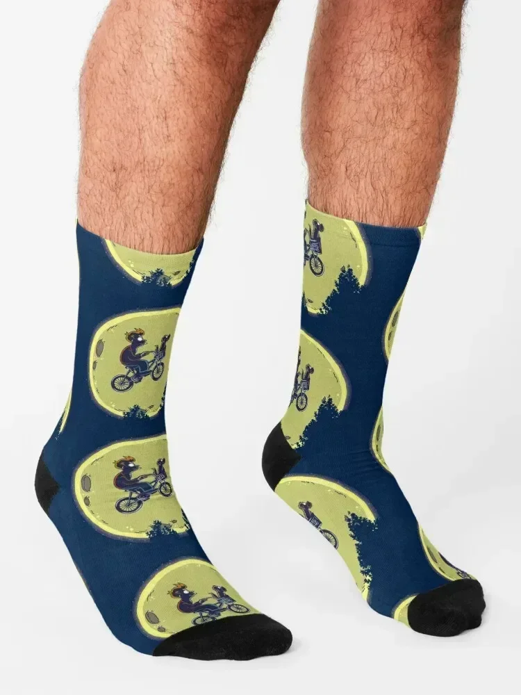 Fry me to the moon Socks football soccer anti-slip Toe sports man Socks For Men Women's