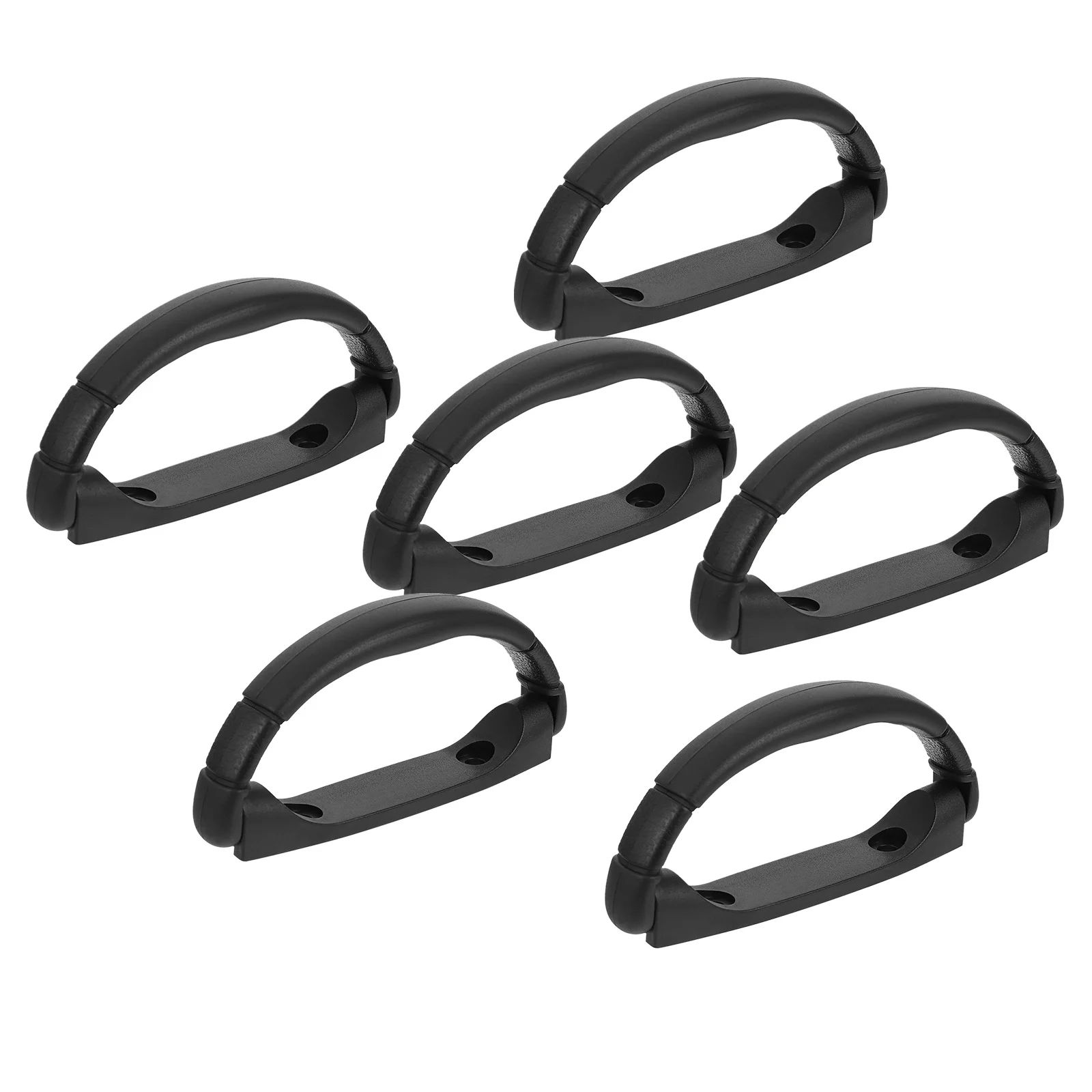

6pcs Subwoofer H Black Outdoor Audio Wireless Speaker Cabinet H Travel Plastic Cabinet Hardware