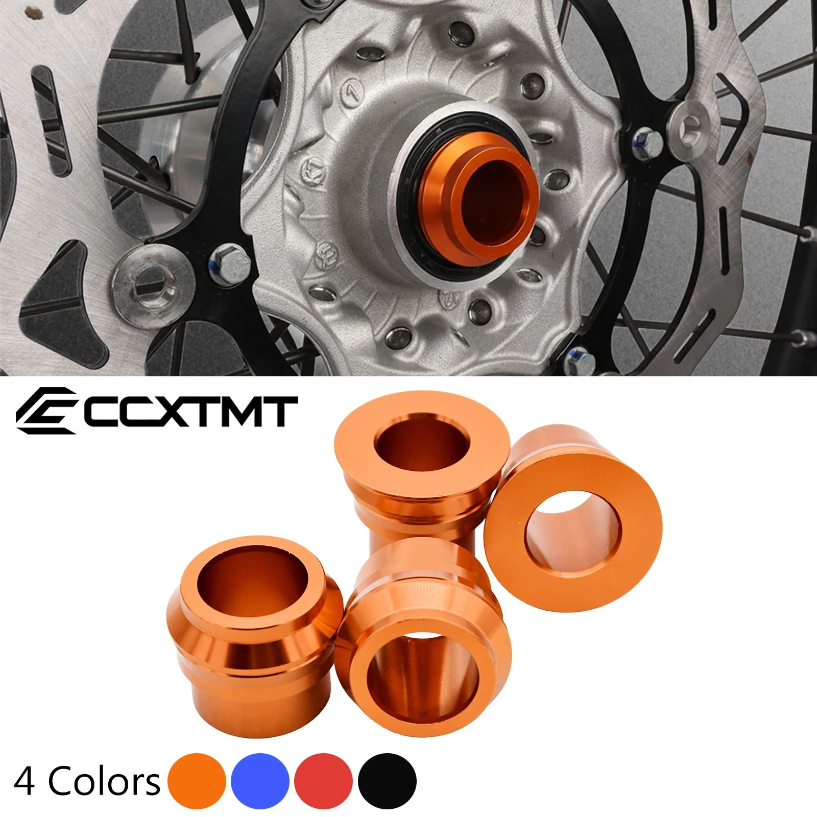 Motorcycle CNC Front Rear Wheel Hub Spacers For KTM EXC EXCF EXCW XCW XCFW 125-530 2016-2023 SX SXF XC XCF For TC TX TE FC FX FE