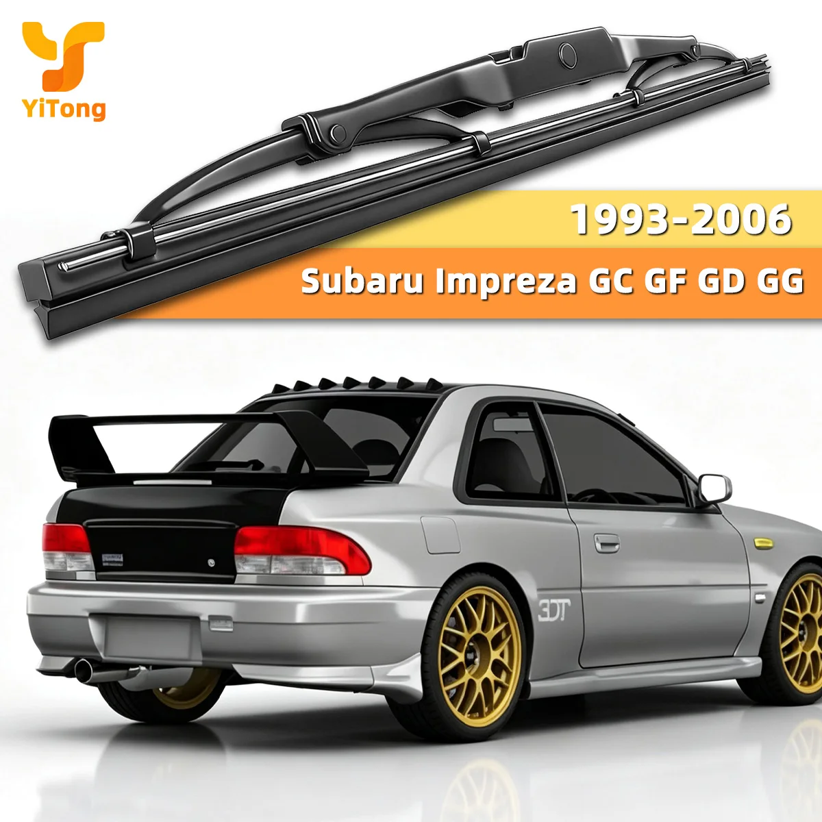 Yitong Is Suitable For Subaru Impreza GC GF GD GG 1993-2006 The Rear Windshield Wiper Blades Are All Day Silent And Replaceable