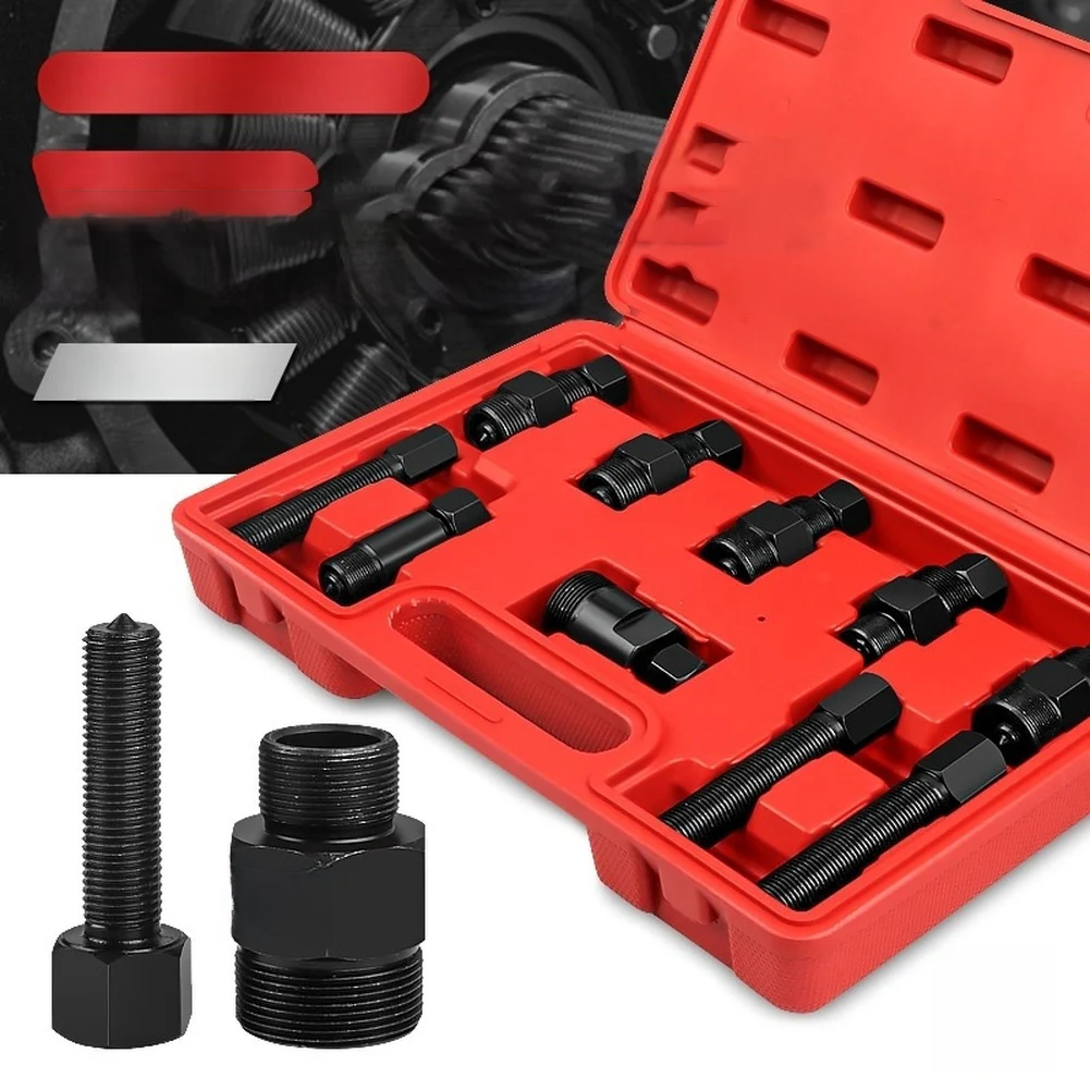 Juego de 10 herramientas extractoras de magneto para motocicleta, separador de rotor de motor y volante, herramienta especial para extraer volantes
