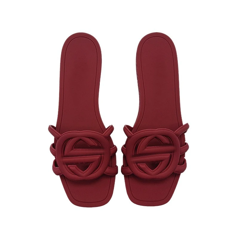 Sandalias deslizantes para mujer, verano 2026, planas, con punta abierta, antideslizantes, para la playa, calzado informal y cómodo