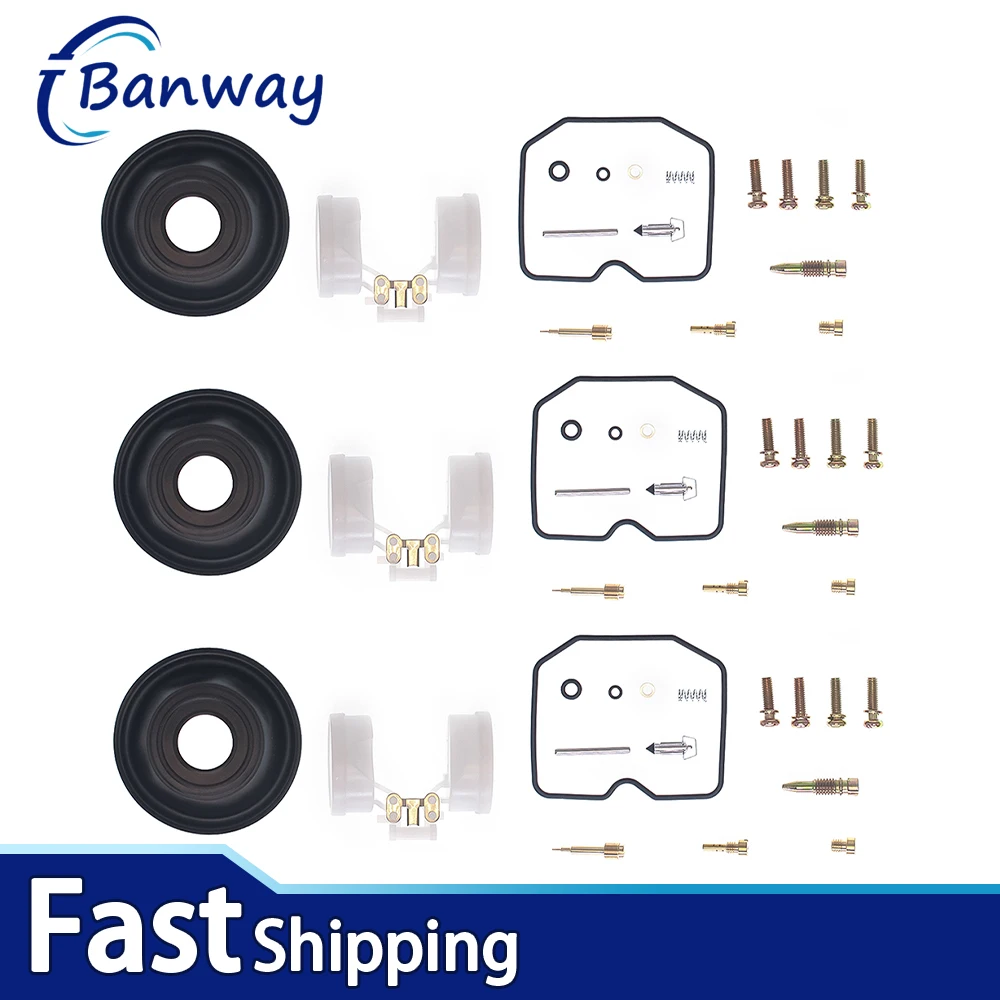 

3X Carburetor Rebuild Kit For Triumph Adventurer 900 Repair Kit 1996 - 2001