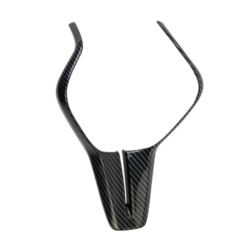 

Black Carbon Fiber Texture Interior Center Steering Wheel Trim Cover Decor ABS Fit for Infiniti Q50 Q60 QX50 2018 2019 2020-2022