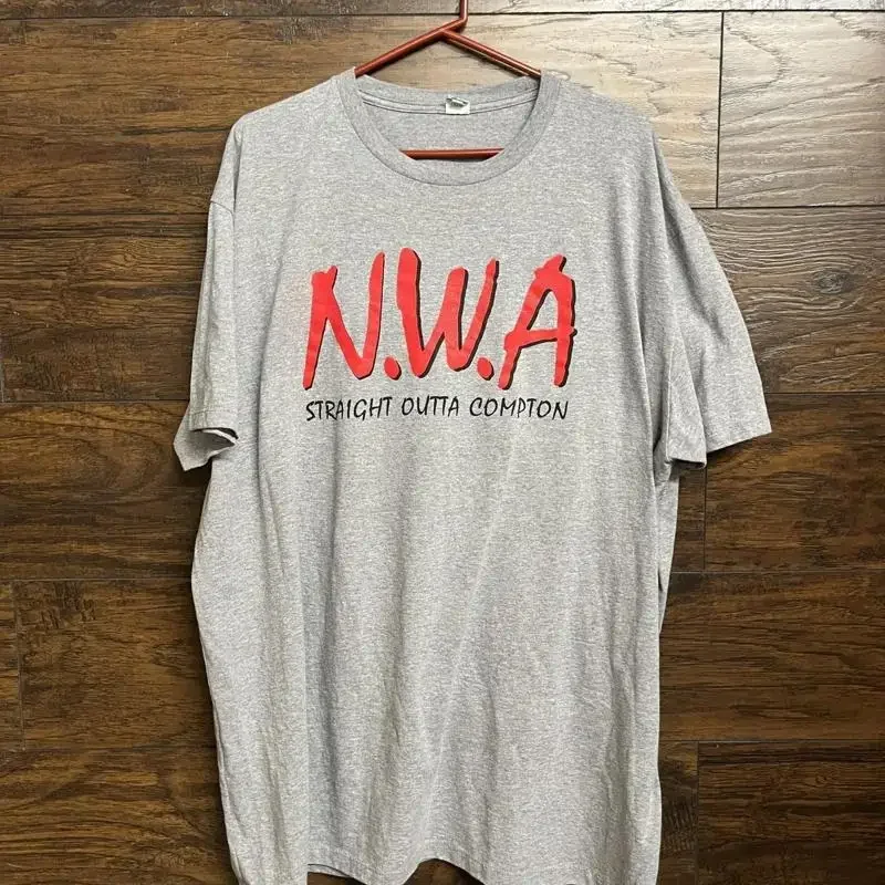 Nwa Soc Straight Outta Compton 3Xl Gray T Shirt