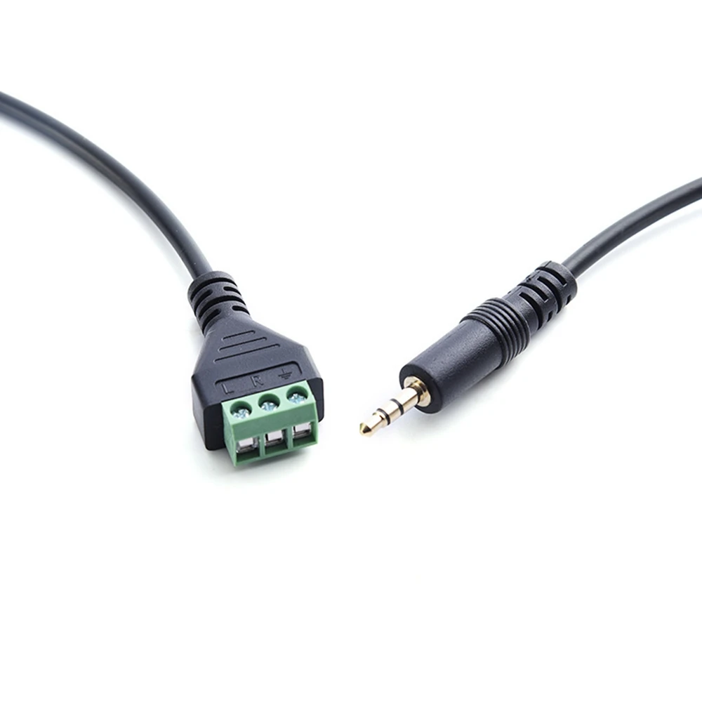 Spina per auricolare audio a doppio canale da 3,5 mm Adattatore terminale verde stereo senza saldatura Placcato in oro senza saldatura