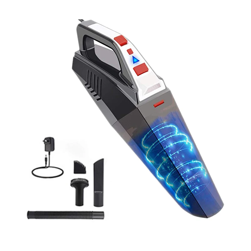 

DC 12V 5500PA Car Vacuum Cleaner, Strong Suction Handheld Vacuum Cleaner, Wet And Dry Portable Car Vacuum Cleaner, LED Light For