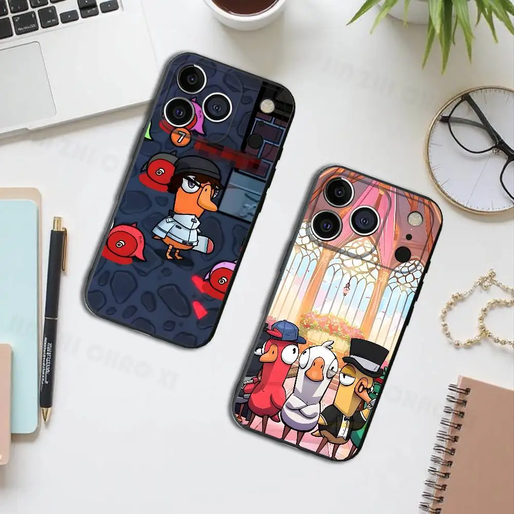 

G-Goosee D-Duck Kill Silicone Soft Phone Case For IPhone17 16 15 14 13 12 11 Pro Max Plus X XR SE Cover