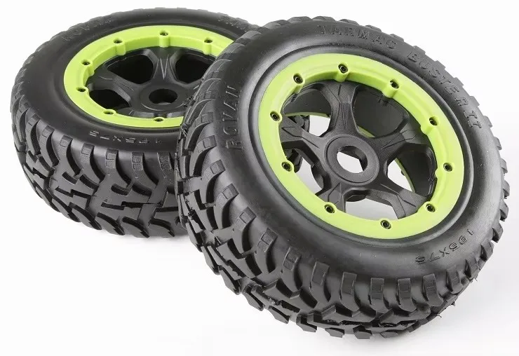 新しいタイヤパターン強力なグリップオンロードホイールアセンブリ 1/5 HPI KM ROFUN BAJA 5T 5SC