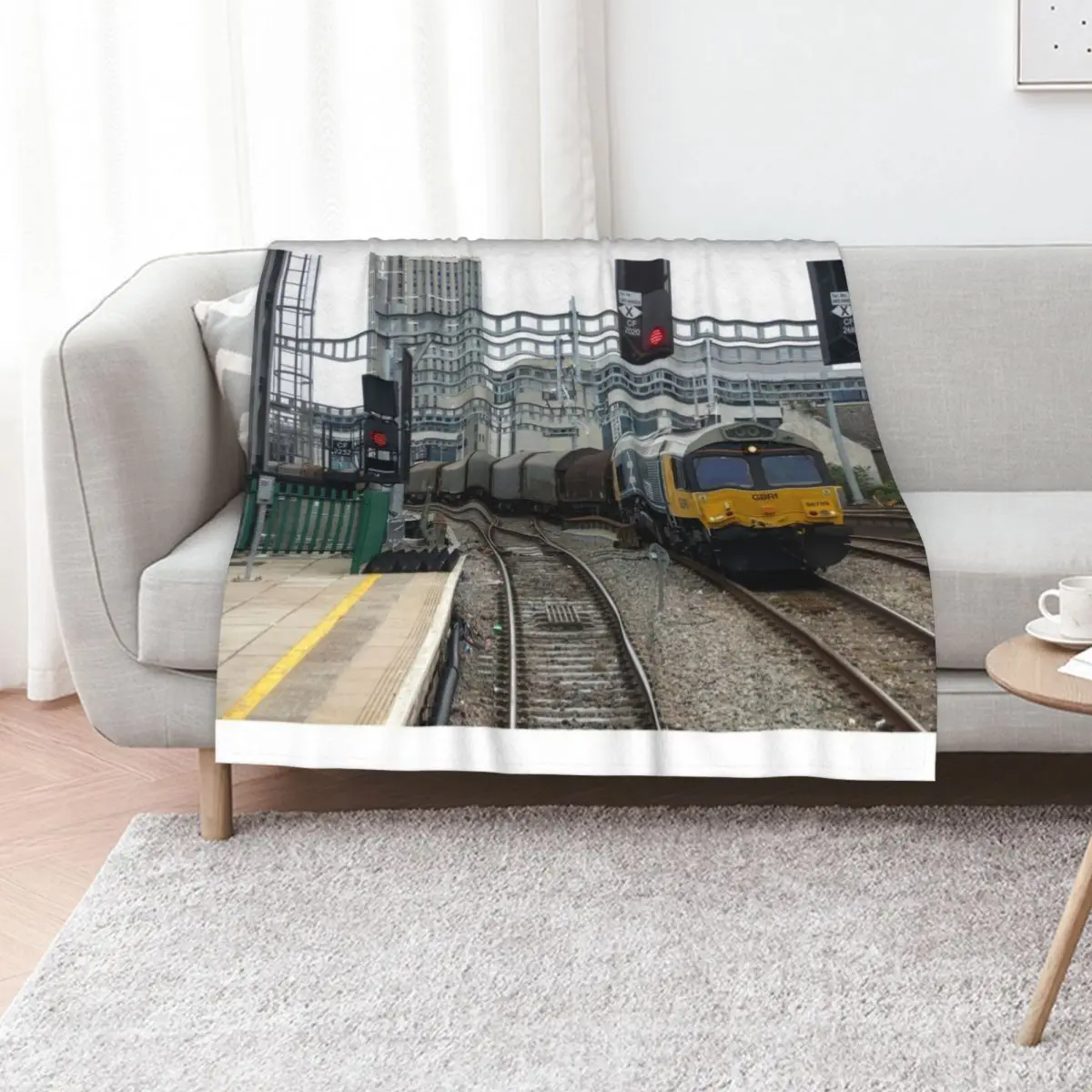 Cardiff Heavy Freight Throw Blanket for babies Blankets For Baby Luxury Throw Luxury Decorative Sofas Retros Blankets