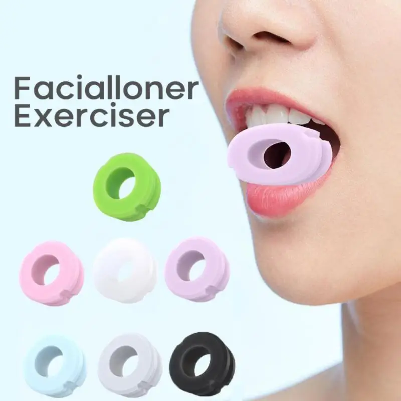 Facial  Jaw Exerciser Face Fitness Ball Soft Silicone Safe Muscle Practicee Toner Portable Fitness Equipment