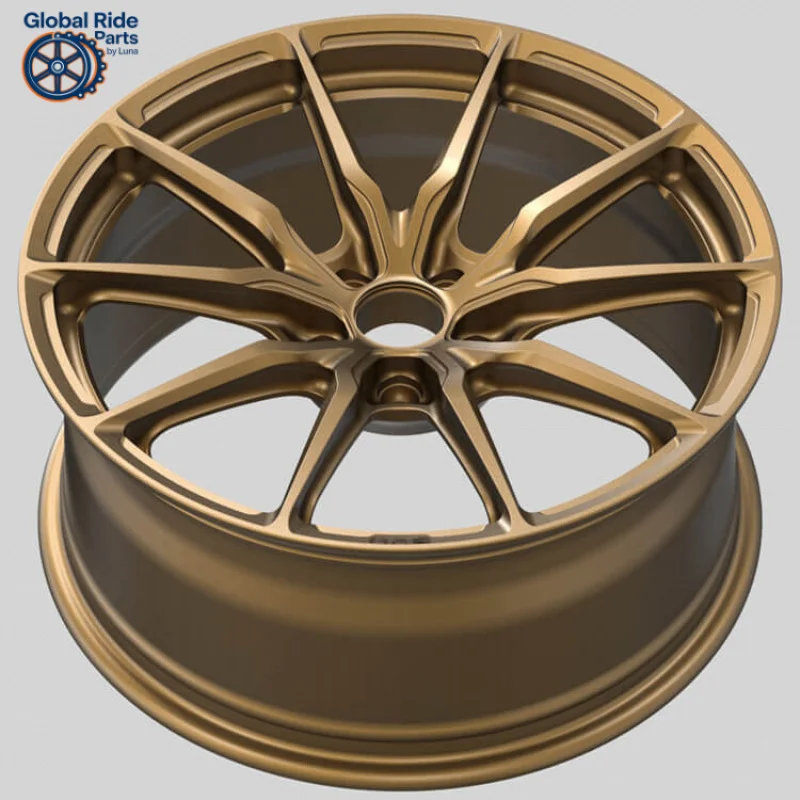 

Подходит для CT5 Cadillac, бронзовый обод, модифицированное легкое кованое колесо