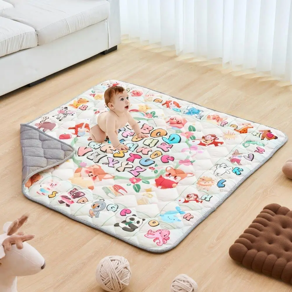 

Soft Thick Baby Play Mat 50x50 Inch Kids Crawling Floor Mat Thickened Non Toxic Cushioning Play Area for Infants and Toddlers