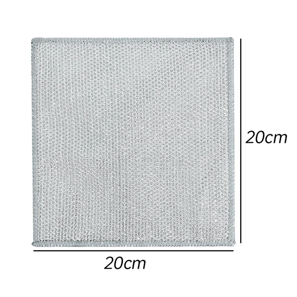 10Pcs/Lot Magic Steel Wire Cleaning Cloth Thickened Non Scratch Scrubbing Pots Pan Microwave Clean Cloths Kitchen Cleaning Tool