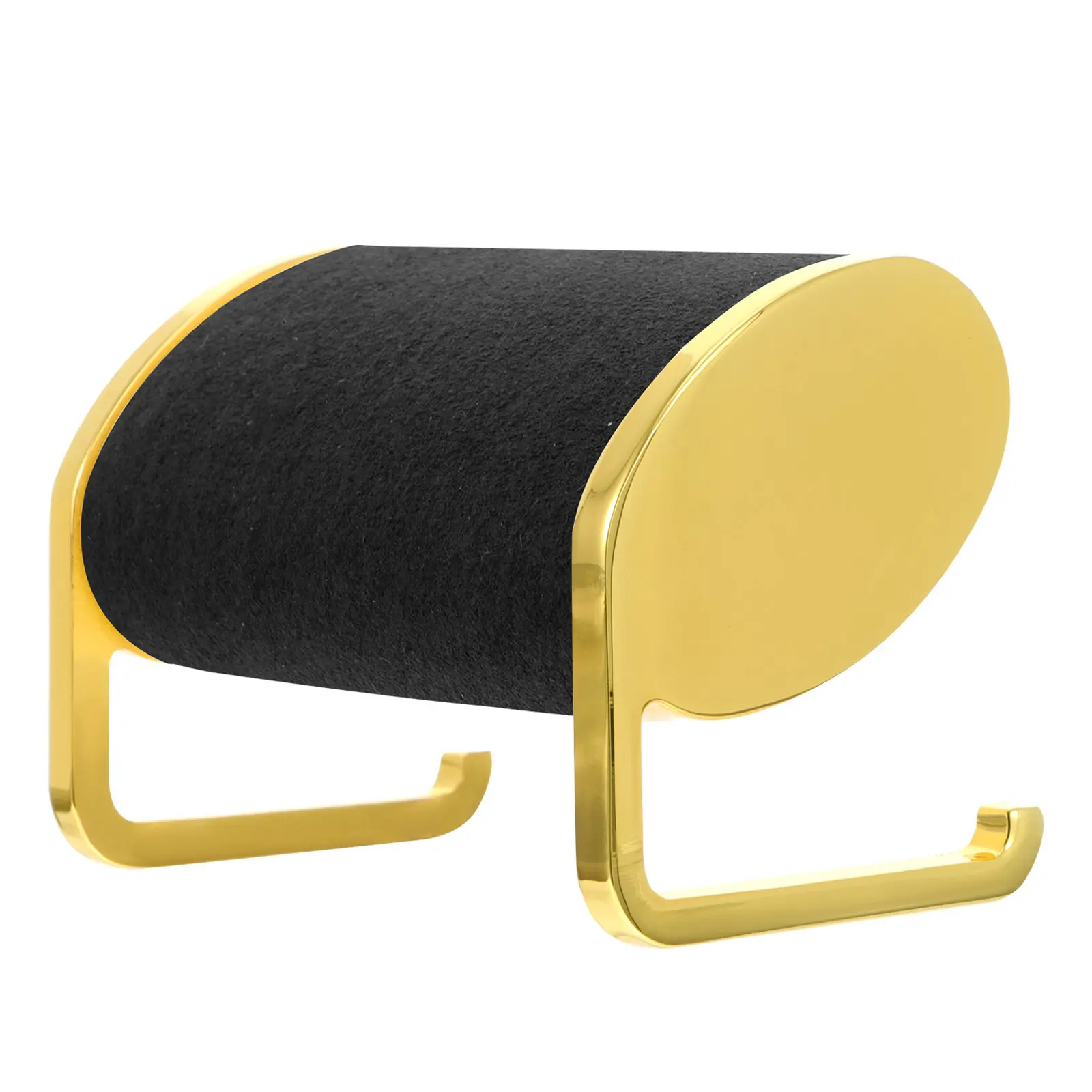 

1Pcs Luxury Metal Watch Stand Soft Microfiber Base Jewelry Display Rack for Bracelets Necklaces Watch Holder Window Showcase