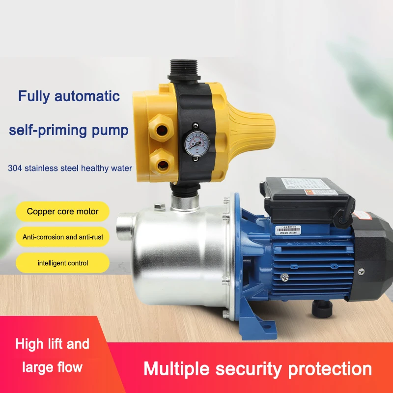 Stainless steel jet pump jet self-priming pump Home fully automatic well water pump 220/380 water pump