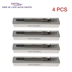 1/4/5/6X 11.5V Glow Plugs For Mercedes OM611 OM646 OM612 OM613 CDI W463 W202 W203 C209 W210 W211 W163 W220 W638 A0011592801
