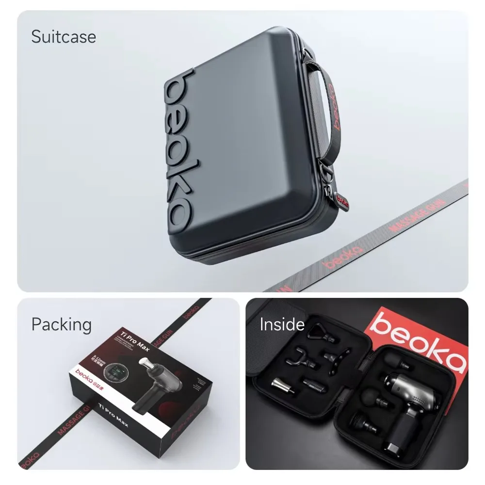 Pistol Pijat Mini Penyesuaian Kedalaman Baru Profesional dengan Variabel Amplitudo untuk Pijat Otot