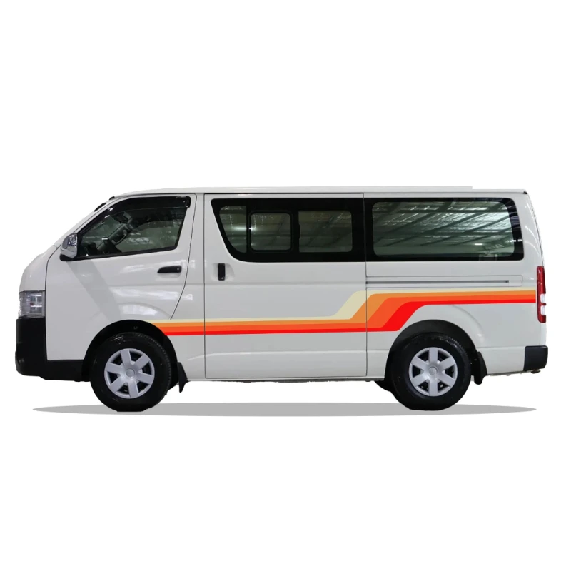 

Car Vinyl Stikers SANTA MONICA Retro Stripe For Toyota Hiace 200 Series customized renmark stripe stripe decal