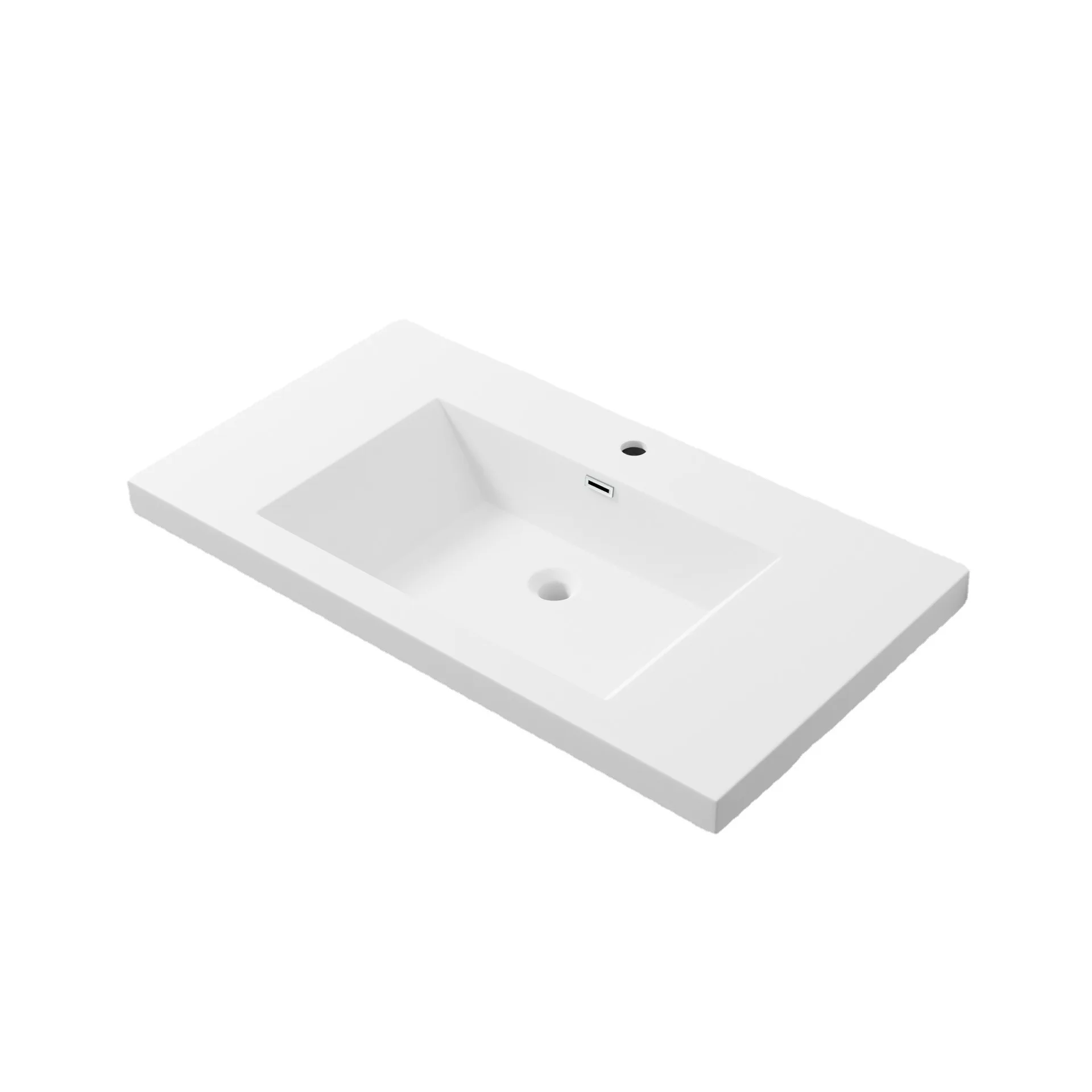 

Artificial stone integrated basin, microcrystalline stone, gelcoat, washbasin, bathroom counter basin, acrylic, creana, face