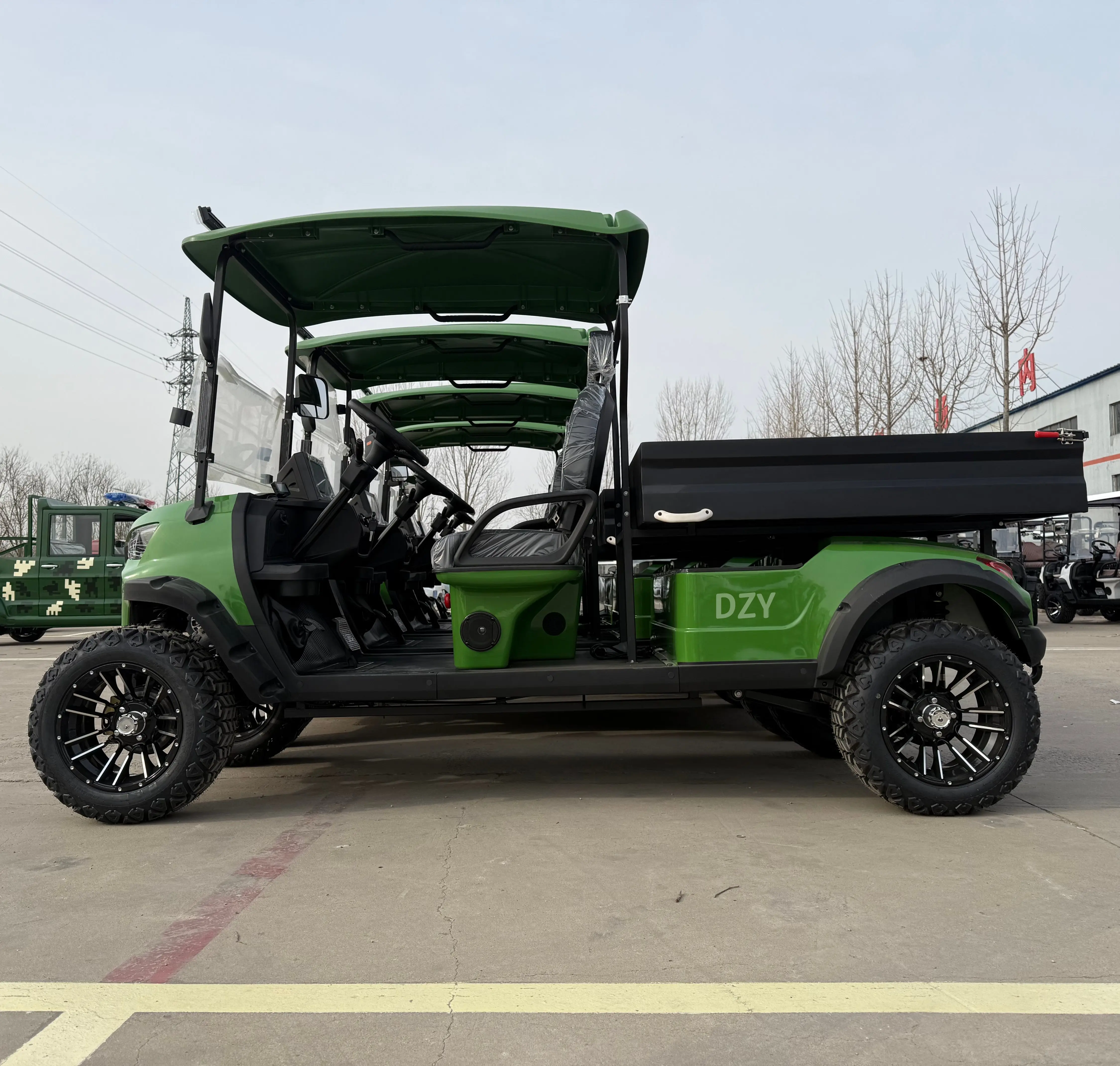 New Private Mold Electric Lifted Golf Cart 4 Passenger Cheap Chinese Hunting Golf Carts  electric golf cart wholesale for Sale