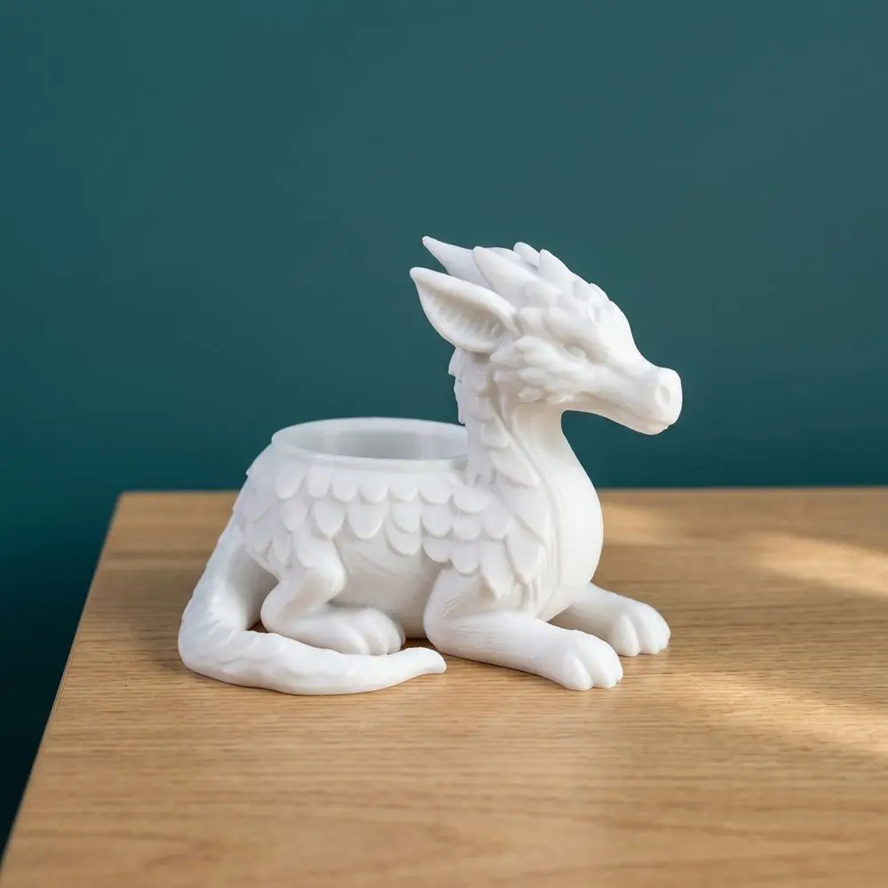 Storage Box 3D Printed Succulent Planter Home Decoration Jewelry Holder Dragon Plant Pot Fantasy Dragon Ornament Birthday Gift