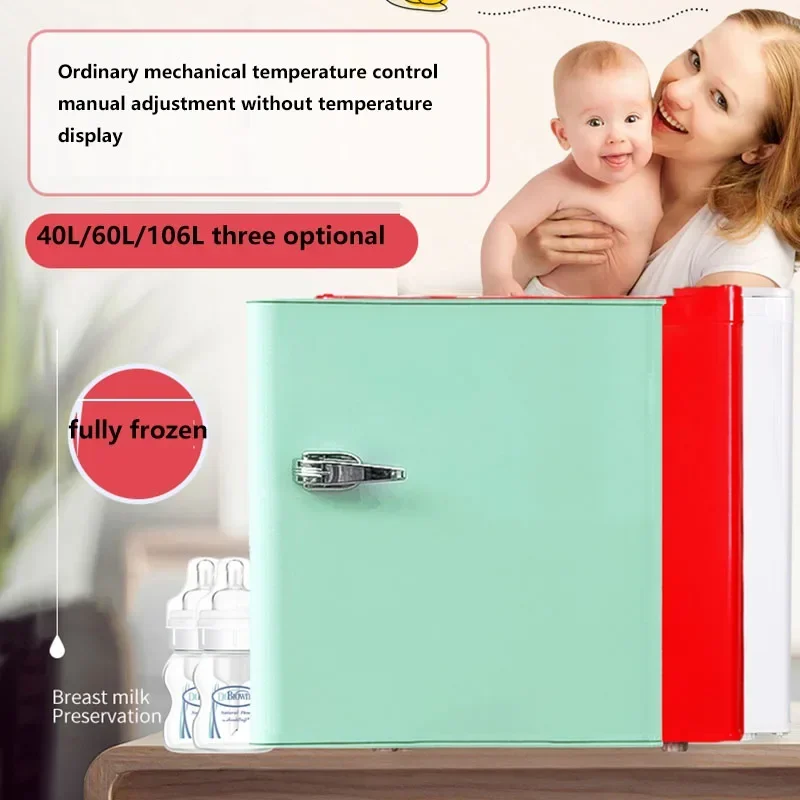 BD-40 Compact/Portable Refrigerator freezer mini quick freezer frozen breast milk freezer small refrigerator