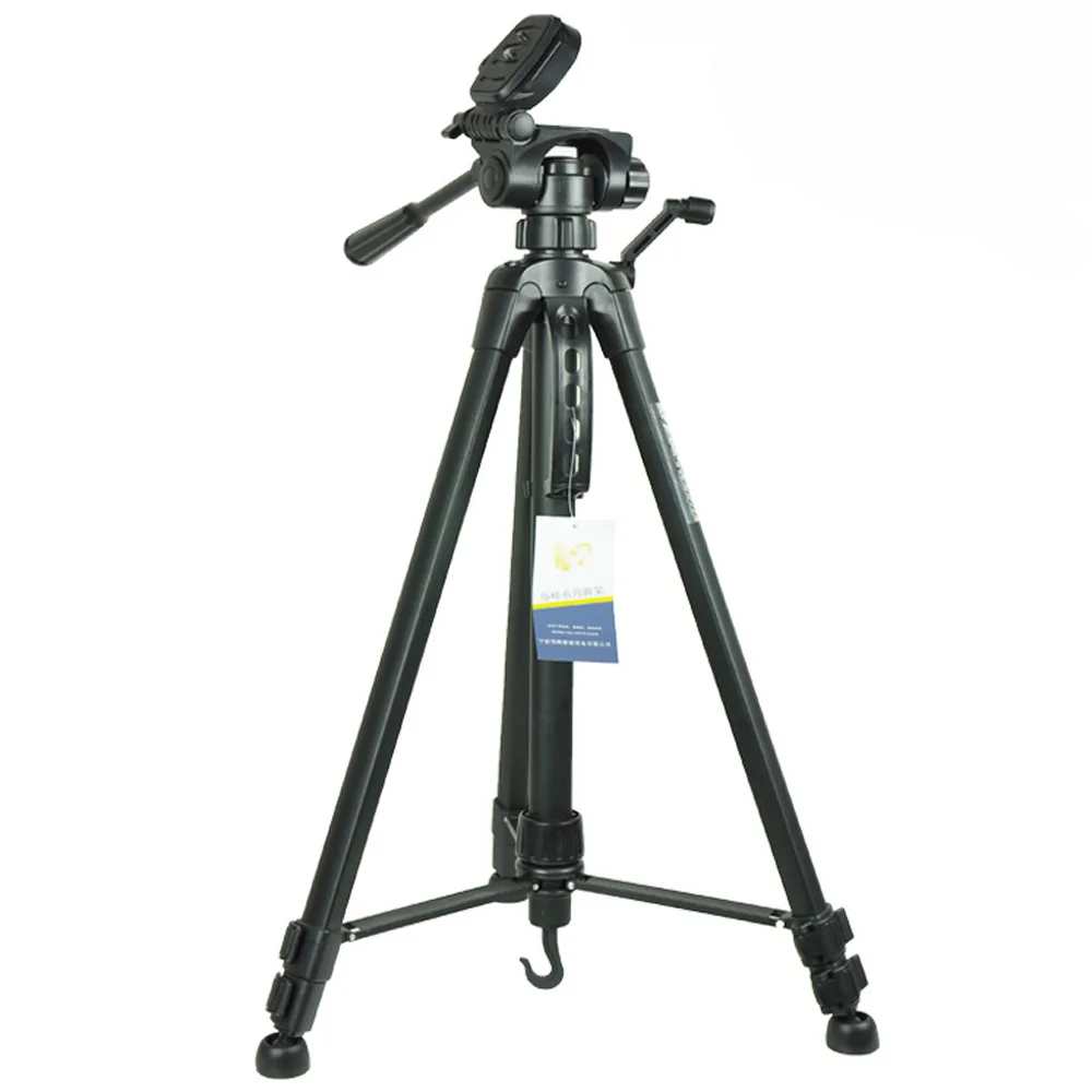 プロフェッショナル三脚スタンドカメラビデオカメラ-wf-3520-ブラック三脚トライプエクステンサーパラフォトハンドルヘッド付き