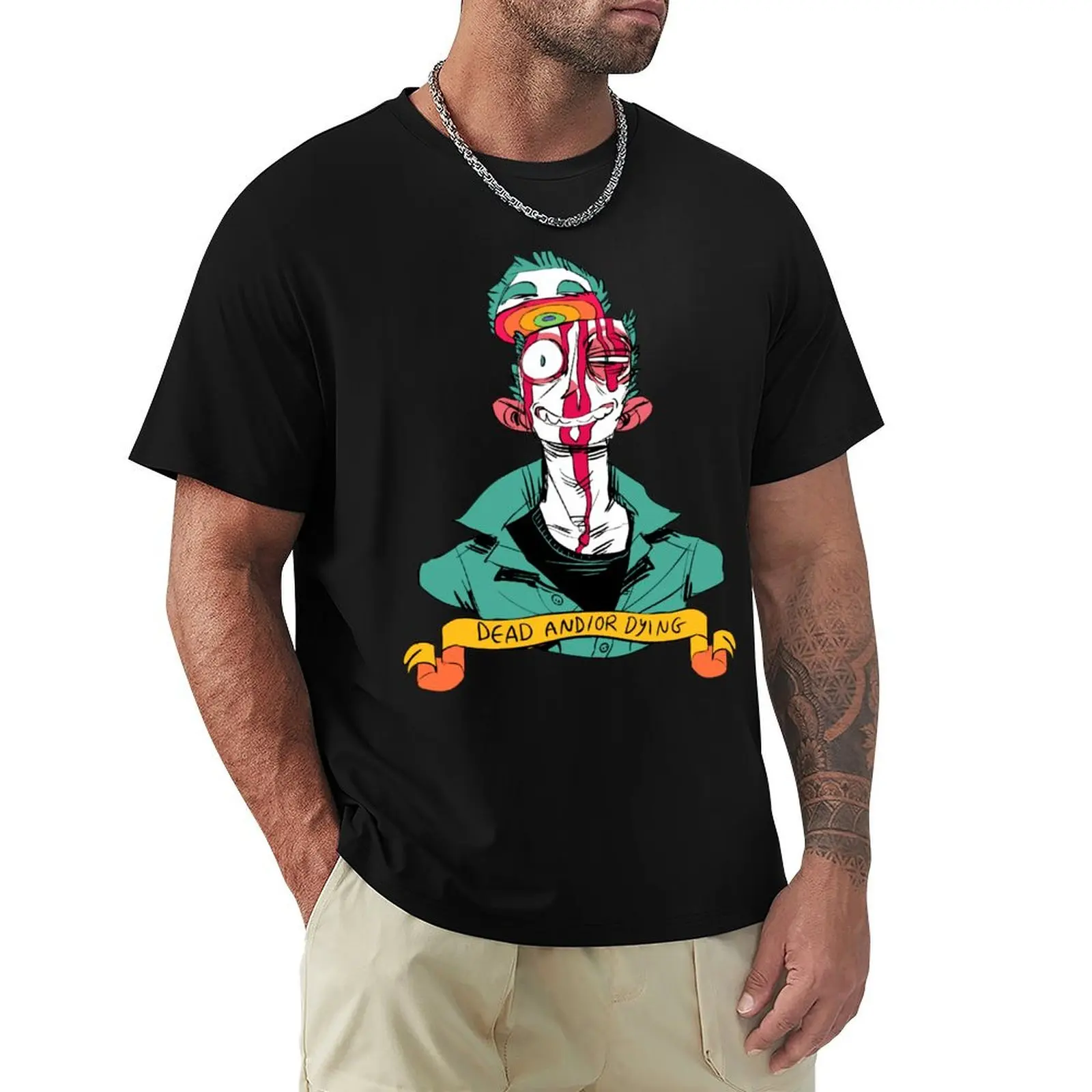 

dead and or dying T-Shirt hippie clothes anime shirt compression shirt men
