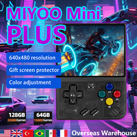 MIYOO Mini Plus Portable Console 3.5-inch Retro Handheld Game  IPS HD Screen Linux System Classic Game Console  Children's Gift