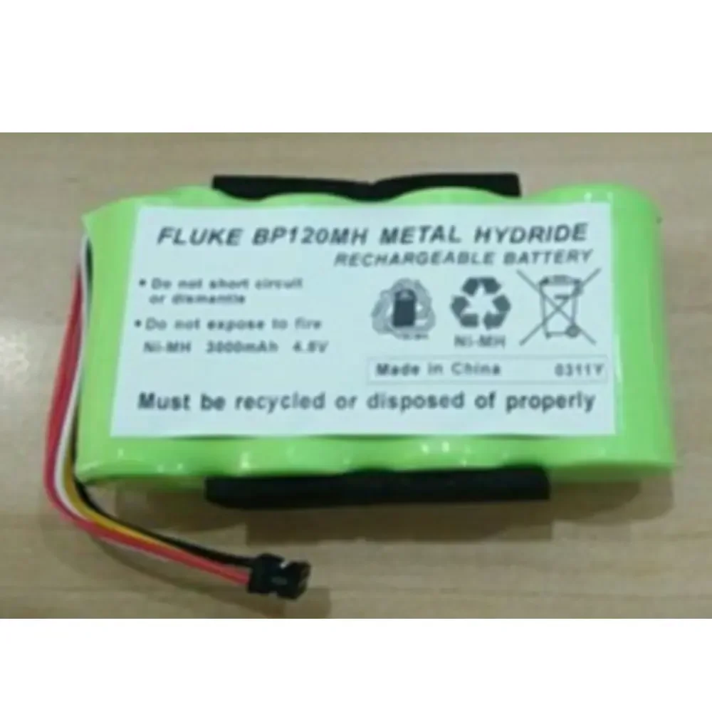 

4.8v Original size battery for FLUKE BP120,BP130,bp-120,bp-130 43 43B 123 123S 124 125s/f BP120MH B11483 batteries