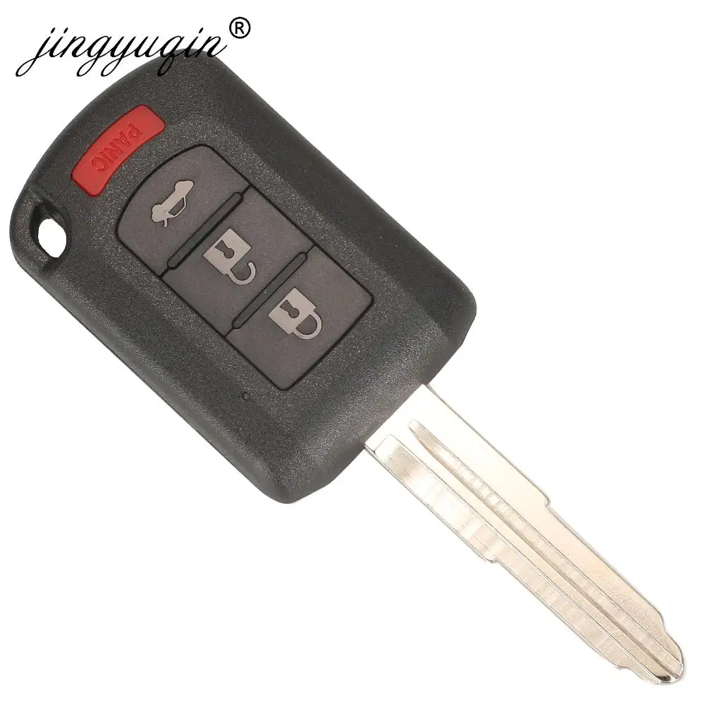 jingyuqin PN: 6370B945 Remote Head Car Key 315MHz ID46 Chip for Mitsubishi Lancer 2016 2017 Fob FCC ID: OUCJ166N 3+1 4 Buttons