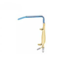 Tebbetts lighted retractor with fiber optic tube|breast reduction surgery CE & ISO