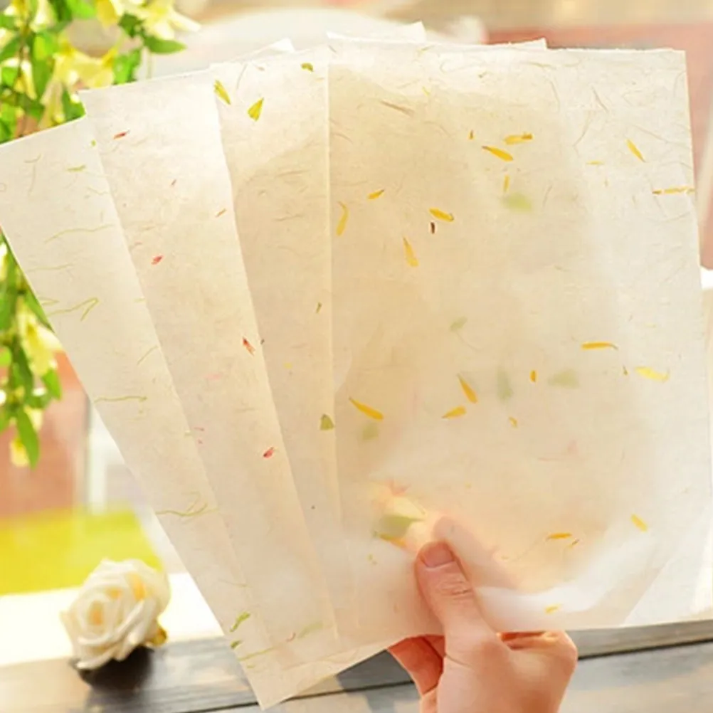 

40 Sheets Handmade Xuan Paper Chinese Calligraphy Rice Paper with Excellent Water Absorption Sumi Drawing Painting Practice