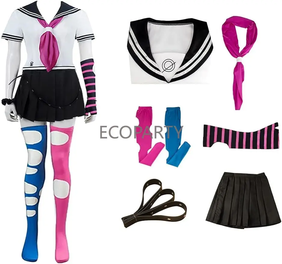 Factory Tokisaki Anime Pleated Skirt Ibuki Mioda Uniform Suit Cosplay Costume Women Girls Dress Halloween Carnival Costumes