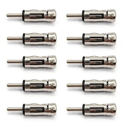 5/10PCS Car Vehicles Radio Stereo ISO To Din Aerial Antenna Mast Adaptor Connector Plug Car Accessories Converter Universal