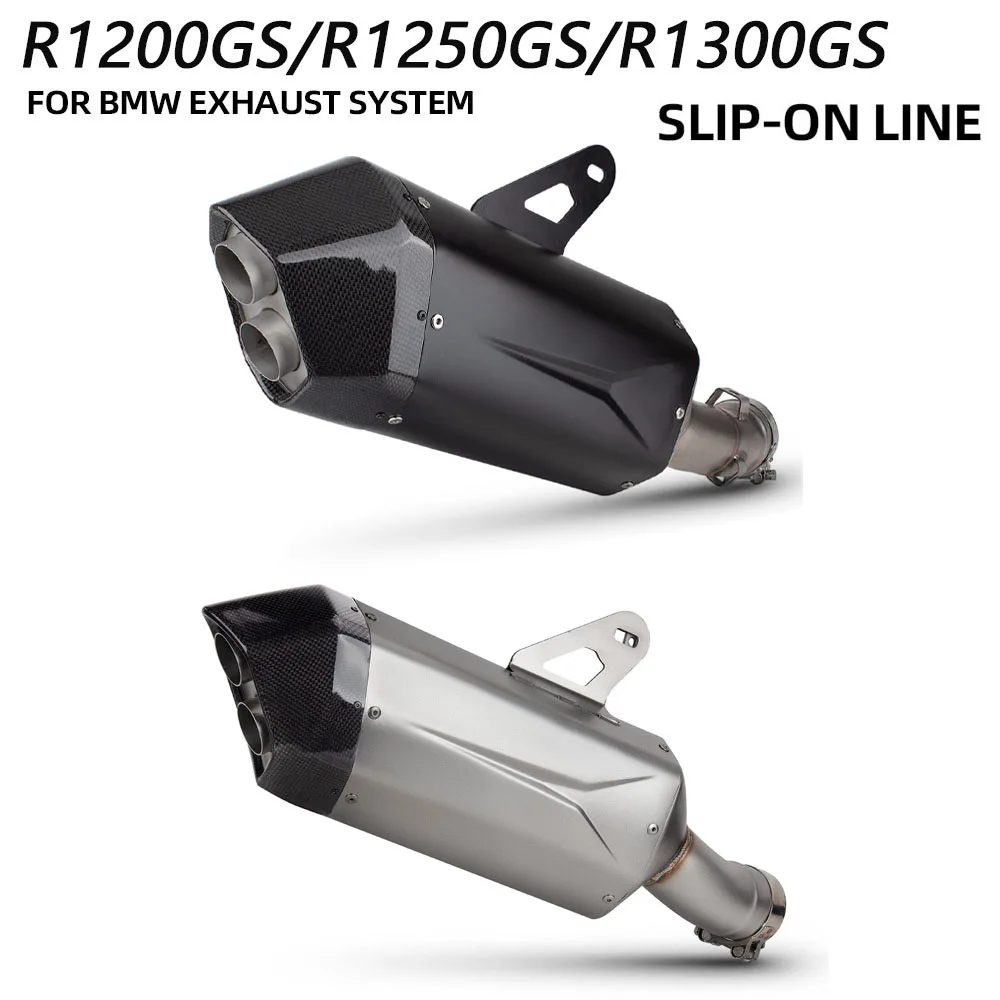 Глушитель выхлопной системы R1300GSA для мотоциклов BMW R1200GS, R1200GSA, R1250GS, R1250GSA, R1300R, R1300RS, R1300GS 2013-2026 годов выпуска, съемная насадка.